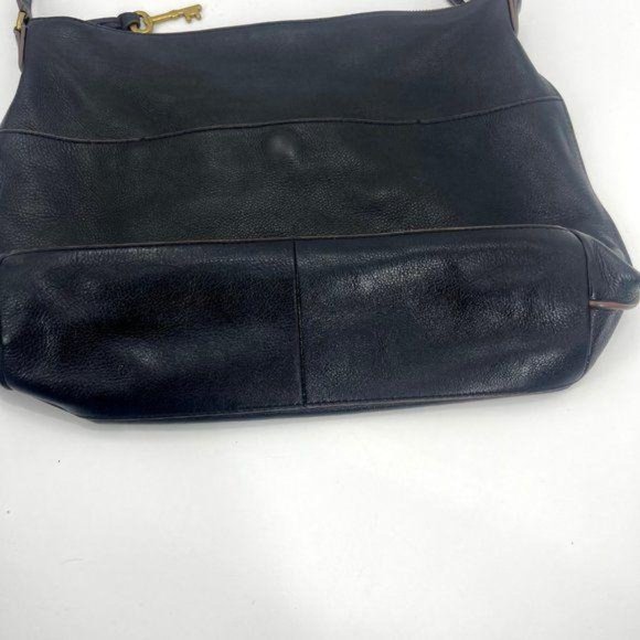 Fossil Black Soft Leather Hobo Medium Shoulder Bag - Picture 12 of 12